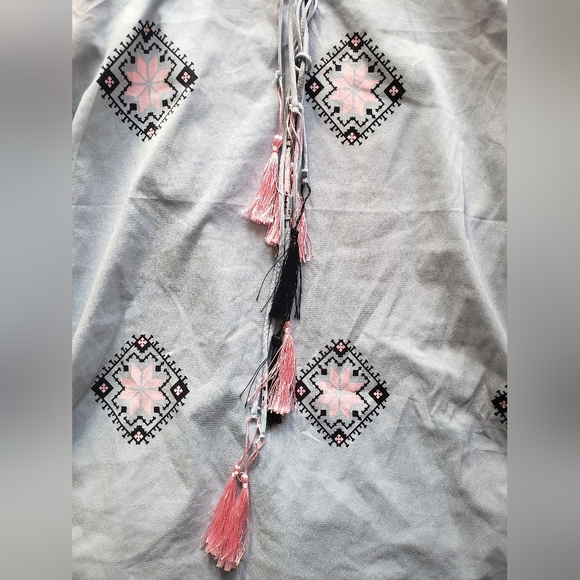 Unique long sleeve boho dress - Picture 2 of 5